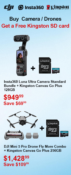 DJI/ Insta360/ Kingston